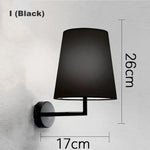 Applique Murale Moderne Déco Élégante Minimaliste Type I Noir Chambre