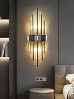 Applique Murale Moderne Design Élégant Cristaux. Chambre