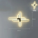 Applique Murale Moderne Design Lumineux Contemporain. Feu A7 Droit Petit / Lumière Chaude Chambre