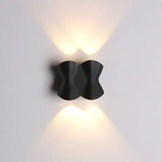 Applique Murale Moderne Design Minimaliste Waterproof Modèle A Noir Chambre