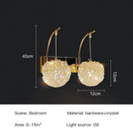 Applique Murale Moderne Luminescence Design Luxueuse. Chambre