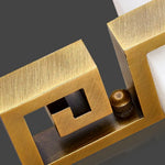 Applique Murale Moderne Sophistiquée Cuivre Marbre Chambre