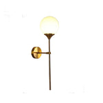 Applique Murale Moderne Suspendue Design Élégante. Blanc Laiteux B Chambre