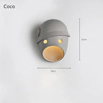 Applique Murale Moooi Joker Élégant Lumineux Contemporain Coco / Lumière Froide Gris Chambre