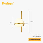 Applique Murale Nordique Design Élégant Verre Chambre