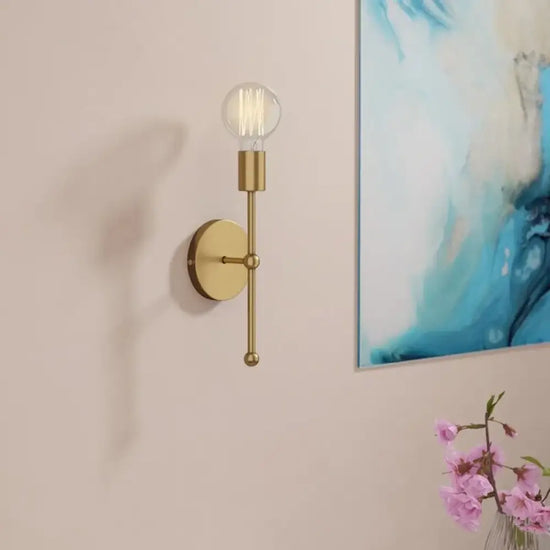 Applique Murale Nordique Élégante Minimaliste Chic. Chambre