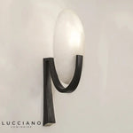 Applique Murale Nordique Luxueuse Contemporaine Cuivre Marbre. Chambre