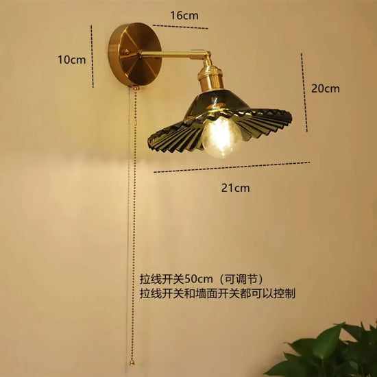 Applique Murale Nordique Minimaliste Design Industriel L / Pas De Bulle Chambre