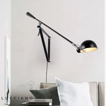 Applique Murale Nordique Minimaliste Lumineux Rotatif Élégant Chambre
