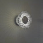 Applique Murale Nordique Suspension Minimaliste Bois Blanc / Lumière Froide Applique Chambre