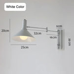 Applique Murale Pliable Design Éclairage Fonctionnel Couleur Blanche / Pas De Câble Prise 3