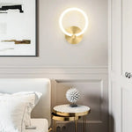 Applique Murale Ronde Design Élégante Lumineuse Chambre