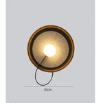 Applique Murale Salon Élégante Moderne Design Contemporain 35Cm Noir Chaud Chambre