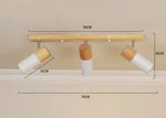Applique Murale Spot avec Bois