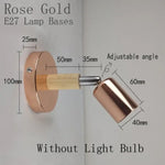 Applique Murale Vintage Déco Industrielle Rétro Or Rose / Lumière Chaude Led 7 W Applique Chambre