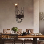 Applique Murale Vintage Design Metal Rustique. Chambre