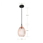 Cage Pendentif Métal Vintage Rose Gold A Luminaire Chambre