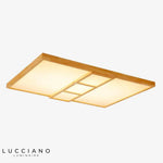 Carré Led En Bois Design Luminaire Cuivre