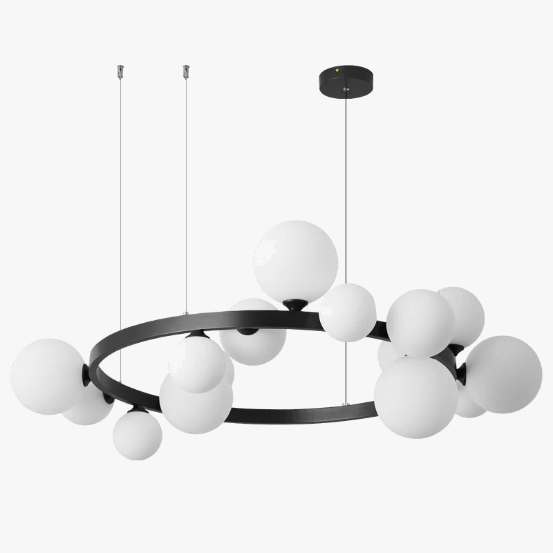 Rundt minimalistisk design lysekrone stue luksus nordisk minimalistisk moderne restaurant soveværelse magisk bønne