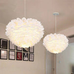 Fleur Lumineuse Led Suspension Blanche Luminaire Chambre