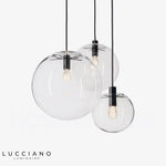 Globe En Verre Chromé Suspensions Luminaire Chambre