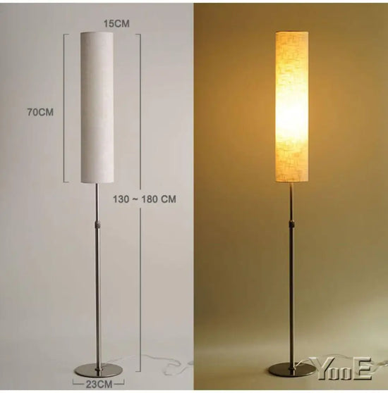 Lampadaire Avec Abat-Jour En Tissu Coloré Luminaire Chambre