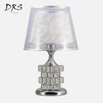 Lampadaire Cristaux Rubiks Chevet Argenté Luminaire Chambre