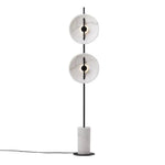 Lampadaire Led Design Ronds Base Marbre Luminaire Chambre