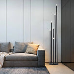 Lampadaire Led Moderne En Métal Noir Luminaire Chambre