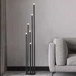 Lampadaire Led Moderne En Métal Noir Luminaire Chambre