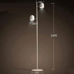 Lampadaire Nordic À Lampes Orientables Blanc - 2 Luminaire Chambre
