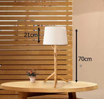 Lampe De Chevet Bois Et Tissu Luminaire Chambre
