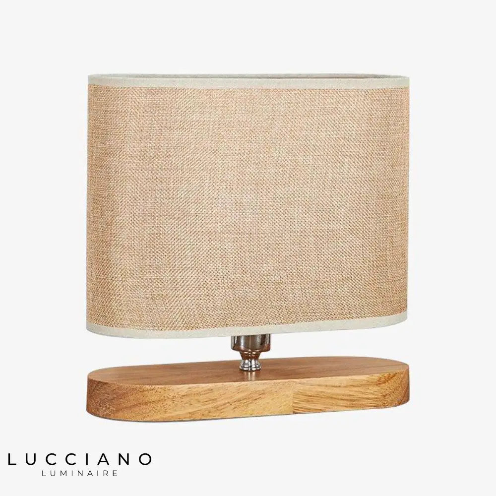 Lampe De Chevet Bois Et Tissu Luminaire Chambre
