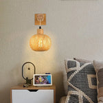 Lampe De Chevet Murale Japonaise En Bambou Chevet Mural