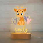 Lampe de Chevet Personnalisée Animaux pour Enfants