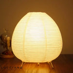 Lampe de chevet Sphère Japonaise en Papier Akari
