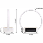 Lampe de chevet Tactile Chargeur de Téléphone Rond