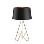 Lampe Design Abat-Jour Et Pieds Chromés Luminaire Chambre