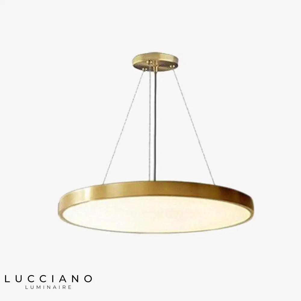 Lampe Led Cercle Doré Créative Luminaire Chambre