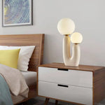 Lampe Led Design Résine Rose. Luminaire Chambre