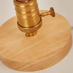 Lampe Vintage Edison Deco Bureau Bois Luminaire Chambre