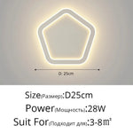Led Applique Murale Élégante Design Scandinave Minimaliste Applique Chambre