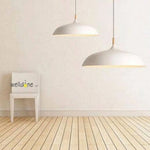 Led Design Suspension Métal Noir Abat-Jour Luminaire Chambre