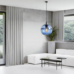 Led Suspension Minimaliste En Verre Loft Luminaire Chambre