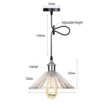 Led Vintage Suspension En Verre Bertha J Luminaire Chambre