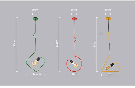 Luminaires Led Géométriques Colorés Luminaire Chambre