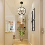 Lustre Arbre Et Oiseaux Moderne Luminaire Chambre