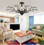 Lustre Arbre Vintage En Cristal Luminaire Chambre