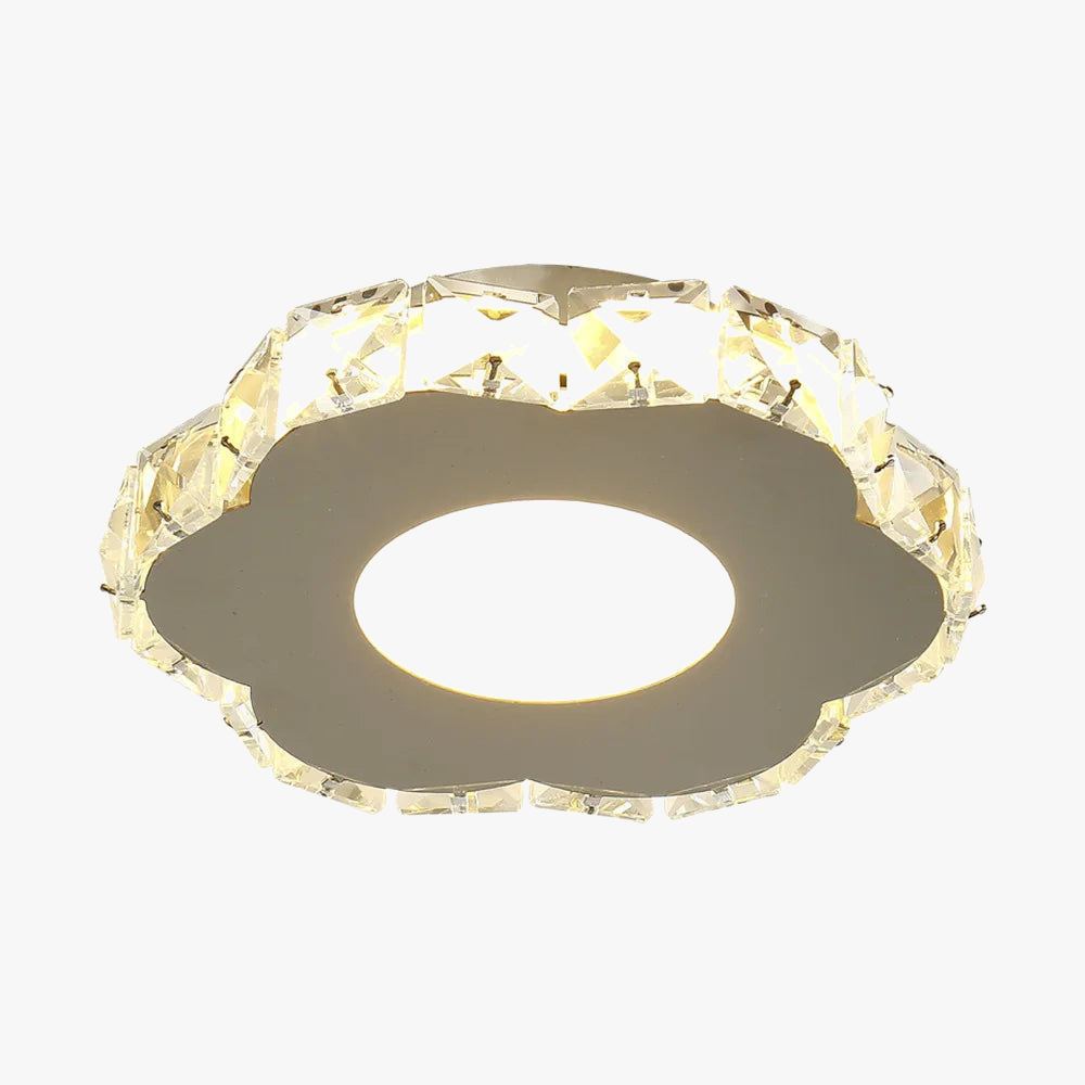 Elegant moderne krystal LED lysekrone