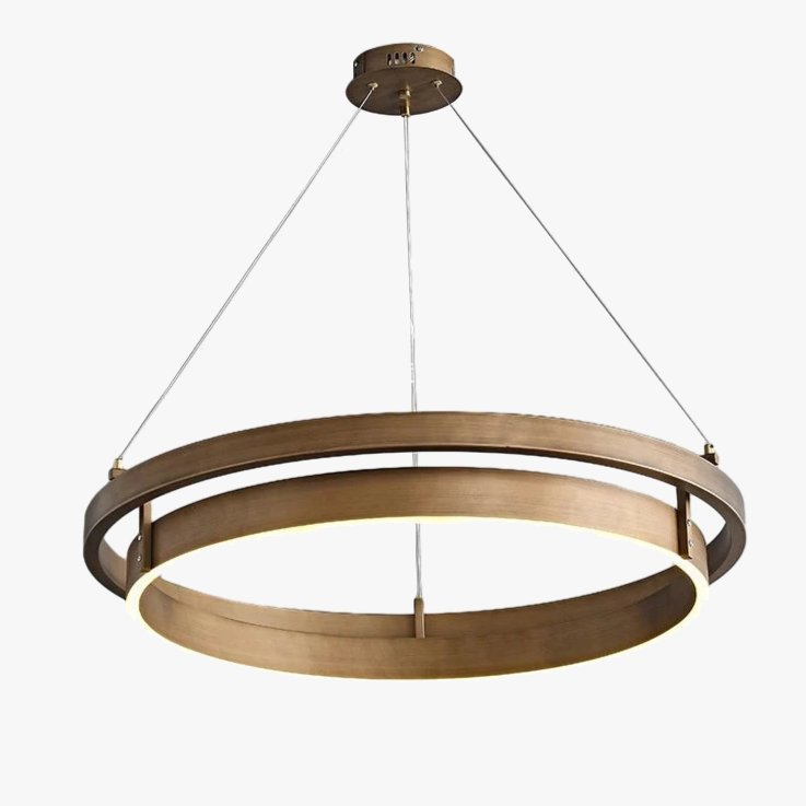 LED loftlampe i bronze til indretning
